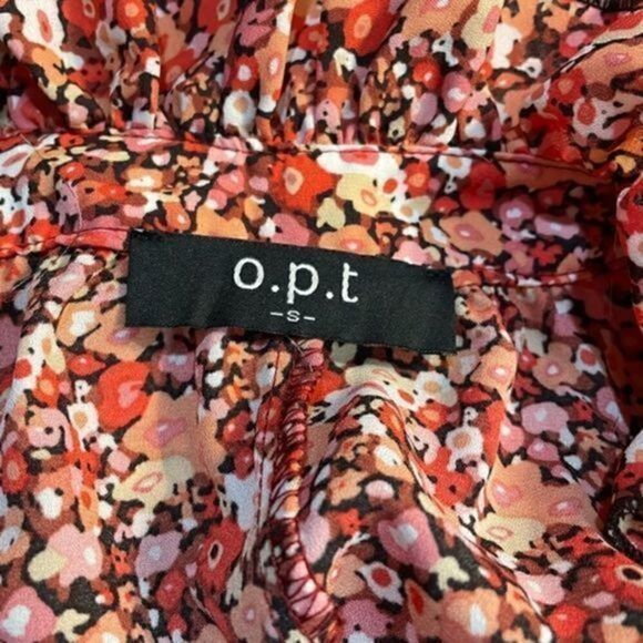 One Pretty Time OPT Anthropologie Pink Floral Ditsy Poppy Flowy Boho Dress S NWT - Picture 6 of 8